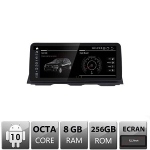 NAVIGATIE ANDROID 10 DEDICATA BMW SERIA 5 GT F07 CIC 2009-2012 ECRAN 12,3” CAPACITIV INTERNET WIFI PROCESOR CORTEX A9 1,6GHZ 8GB RAM 256GB ROM CARKIT BLUETOOTH PRELUARE AGENDA TELEFONICA MIRROR LINK MODEL EDT-F10-GT-CIC-V3