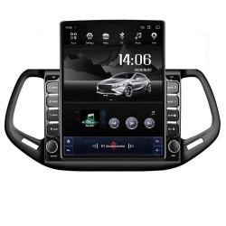 NAVIGAȚIE ANDROID 10 DEDICATA JEEP COMPASS 2017- ECRAN CAPACITIV TIP TESLA 9,7" PROCESOR OCTACORE 4GB RAM 32GB MEMORIE INTERNA DVR CARKIT BLUETOOTH MIRROR LINK MODEL TESLA KIT-732+EDT-E710
