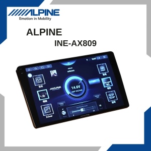 Navigatie Auto ALPINE INE-AX809 8+128GB 9.5" QLED Octa-core 2.7Ghz, Android 4G Bluetooth 5.1 DSP