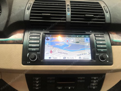 NAVIGATIE ANDROID 6.0.1 DEDICATA BMW X5 E53 SERIA 5 E39 SERIA 7 E38 QUAD-CORE 2GB RAM 16 GB CARKIT PRELUARE AGENDA TELEFONICA NAVD-i082