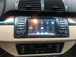 NAVIGATIE ANDROID 6.0.1 DEDICATA BMW X5 E53 SERIA 5 E39 SERIA 7 E38 QUAD-CORE 2GB RAM 16 GB CARKIT PRELUARE AGENDA TELEFONICA NAVD-i082