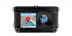 NAVIGATIE ANDROID 8.0 DEDICATA VW SKODA SEAT XTRONS PB78MTVP ECRAN 7'' CAPACITIV INTERNET 4G WIFI OCTA-CORE 4G RAM 32GB 1,5 GHZ DDR 3 CARKIT MIRROR LINK WAZE MODEL PREMIUM