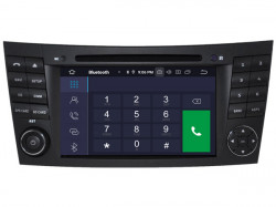 NAVIGATIE ANDROID 9.0 DEDICATA MERCEDES-BENZ E CLASS W211 CLS W219 ECRAN IPS 7'' 32GB 2GB RAM INTERNET 3G WIFI QUAD-CORE GPS WAZE DVR CARKIT BLUETOOTH MIRROR LINK MODEL PREMIUM EDOTEC EDT-G090