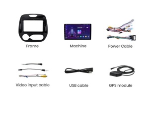 Navigatie Auto Dedicata Renault Captur 2016-2019, Android, 4GB 64GB, Waze, Google Maps, Youtube, Bluetooth varianta 2