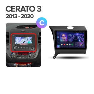 Navigatie Auto Teyes CC3 Kia Cerato 3 2012-2017 4+32GB 9" QLED Octa-core 1.8Ghz, Android 4G Bluetooth 5.1 DSP - Img 8