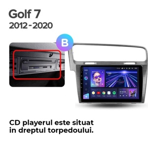 Navigatie Auto Teyes CC3 Volkswagen Golf 7 2012-2020 6+128GB 10.2" QLED Octa-core 1.8Ghz, Android 4G Bluetooth 5.1 DSP - Img 7