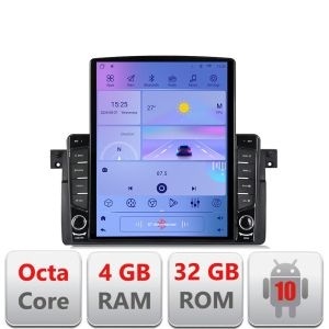 Navigatie BMW Seria 3 E46 Rover 75 G-052 ecran tip TESLA 9.7" cu Android Radio Bluetooth Internet GPS WIFI 4+32GB DSP 4G Octa C KIT-052+EDT-E709