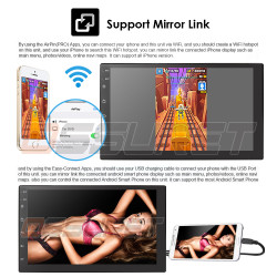 NAVIGATIE CARPAD 2DIN UNIVERSALA ANDROID 8.1 EDOTEC EDT-E200 ECRAN 7'' CAPACITIV USB INTERNET 3G DVR WAZE GPS
