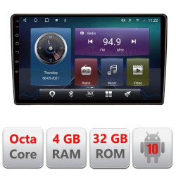 NAVIGATIE CARPAD ANDROID 10 DEDICATA KIA SOUL 2020- ECRAN 9" CAPACITIV INTERNET 3G WIFI PROCESOR CORTEX A9 OCTA CORE 4G RAM 32GB 1,6 GHZ DVR CARKIT BLUETOOTH MIRROR LINK MODEL KIT-sorento12+EDT-E409