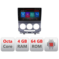 NAVIGATIE CARPAD ANDROID 10 DEDICATA MAZDA 5 2005-2010 ECRAN CAPACITIV OCTACORE 4GB RAM 64 GB ROM DVR CARKIT BLUETOOTH MIRROR LINK MODEL LENOVO KIT-MZ22+EDT-E509-PRO