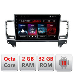 NAVIGATIE CARPAD ANDROID 10 DEDICATA MERCEDES ML GL W166 2012-2015 ECRAN CAPACITIV OCTACORE 2GB RAM 32 GB ROM DVR CARKIT BLUETOOTH MIRROR LINK MODEL LENOVO KIT-w166+EDT-E509