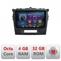 NAVIGATIE CARPAD ANDROID 10 DEDICATA SUZUKI GRAND VITARA 2016- ,ECRAN 9" CAPACITIV INTERNET 3G WIFI PROCESOR CORTEX A9 OCTA CORE 2G RAM 32GB 1,6 GHZ DVR CARKIT BLUETOOTH MIRROR LINK MODEL KIT-2265+EDT-E409