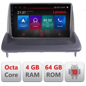 NAVIGATIE CARPAD ANDROID 10 DEDICATA VOLVO C30, S40, C40, S50, V50, C70, S60 2006-2012 ECRAN CAPACITIV OCTACORE 4GB RAM 64 GB ROM DVR CARKIT BLUETOOTH MIRROR LINK MODEL LENOVO KIT-C40+EDT-E509 PRO