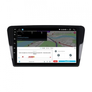 NAVIGATIE CARPAD ANDROID 11 DEDICATA SKODA OCTAVIA 3 2013-2018 ECRAN IPS 10" INTERNET WIFI SIM 4G PROCESOR OCTACORE 8GB RAM 128GB MEMORIE SSD SUNET DSP DVR CARKIT BLUETOOTH CARPLAY ANDROID AUTO COOLER RACIRE MODEL KIT-279+EDT-M700