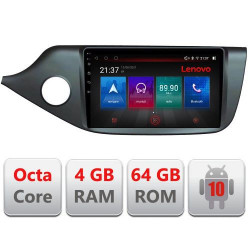 NAVIGATIE CARPAD ANDROID DEDICATA KIA CEED 2012-2018 ECRAN CAPACITIV OCTACORE 4GB RAM 64 GB ROM DVR CARKIT BLUETOOTH MIRROR LINK MODEL LENOVO KIT-KI39+EDT-E509-PRO