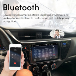 NAVIGATIE CARPAD ANDROID 11 DEDICATA TOYOTA COROLLA 11 AURIS E180 2016-2019 ECRAN IPS 9" CAPACITIV INTERNET WIFI PROCESOR QUAD CORE 2GB RAM 32GB MEMORIE INTERNA SUNET DSP DVR CARKIT BLUETOOTH MIRRORLINK GPS WAZE MODEL KIT-AURIS+EDT-M150