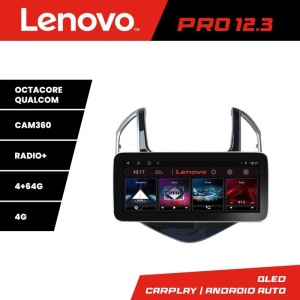 Navigatie Chevrolet Cruze 2013-K-1267 Lenovo PRO 4+64 12.3 inch qled android 4G DSP gps internet KIT-1267+PRO-12.3-4+64