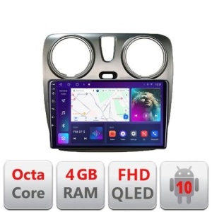 Navigatie Dacia Dokker Android Ecran QLED octa core 4+64 carplay android auto kit-dokker+EDT-E309V3 kit-dokker+EDT-E309V3