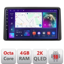 Navigatie Dacia Duster 2018- C-199 Android Octa Core Ecran 2K QLED GPS 4G 4+32GB 360 KIT-199+EDT-E410-2K KIT-199+EDT-E410-2K
