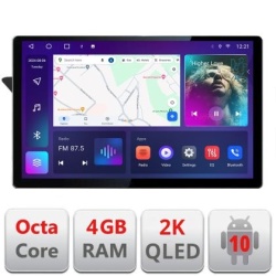 Navigatie dedicata Audi A4 2008-2016 NON-MMI N-A4 Edonav ecran 13" 2K 4+32 Android Waze USB Navigatie 4G 360 Toslink Youtube R KIT-A4+EDT-E413-2K+KIT-10-9