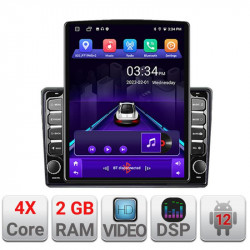 Navigatie dedicata Citroen C3 2018- ecran tip TESLA 9.7" cu Android Radio Bluetooth Internet GPS WIFI 2+32 DSP Quad Core