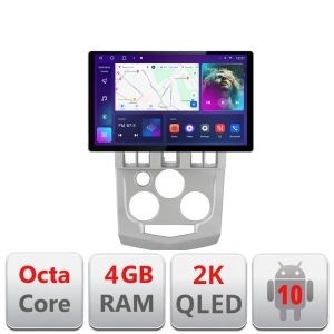 Navigatie dedicata Dacia Logan 1 2003-2010 N-logan Edonav ecran 13" 2K 4+32 Android Waze USB Navigatie 4G 360 Toslink Youtube kit-logan+EDT-E413-2K