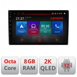 Navigatie dedicata Fiat Tipo 2015-2021 D-TIPO Octa Core Android Radio Bluetooth GPS WIFI/4G DSP LENOVO 2K 8+128GB 360 Toslink E509-PRO-2K