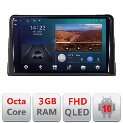 Navigatie dedicata Renault Express Android Ecran QLED octa core 3+32 carplay android auto kit-express+EDT-E309V3