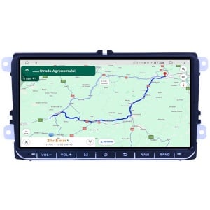Navigatie dedicata Volkswagen, 4GB RAM 64GB ROM, Quadcore, Android 14, Display QLED, 9", DSP, Carplay&Android Auto, Suport camera AHD - Img 4