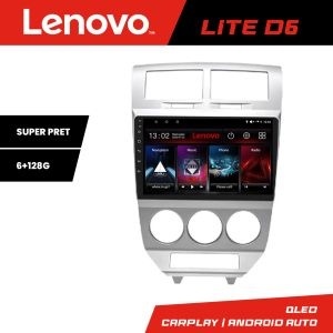 Navigatie Dodge Caliber 2006-2010 Lenovo Kit-caliber-06 8 core 6+128 GB Android Waze USB Navigatie Internet Youtube Radio KIT-caliber-06+LITE-10-6+128