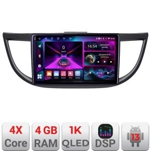 Navigatie Honda CRV 2012-2016 A-469 4+64 InCell Display 1K Android Waze USB Navigatie Internet Youtube Radio KIT-469+EDT-E210-RK