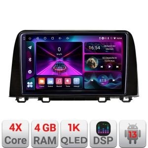 Navigatie Honda CRV 2016-2022 A-CR9 4+64 InCell Display 1K Android Waze USB Navigatie Internet Youtube Radio KIT-crv19+EDT-E209-RK