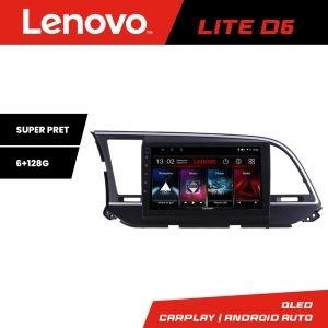 Navigatie Hyundai Elantra 2015-2018 Lenovo Kit-581 8 core 6+128 GB Android Waze USB Navigatie Internet Youtube Radio KIT-581+LITE-9-6+128