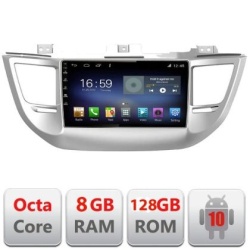 Navigatie Hyundai TUCSON F-546 Octa Core cu Android Radio Bluetooth Internet GPS WIFI DSP 8+128GB 4G KIT-546+EDT-E609