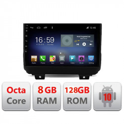 Navigatie JEEP WRANGLER 2018- Manual F-wrangler Octa Core cu Android Radio Bluetooth Internet GPS WIFI DSP 8+128GB 4G KIT-WRANGLER+EDT-E609