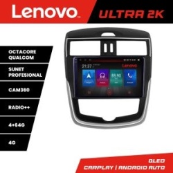 Navigatie Nissan Pulsar 2014-2018 Android radio gps internet 8 core QLED Qualcomm 4+64 360 Lenovo KIT-pulsar+ULTRA-9-4+64