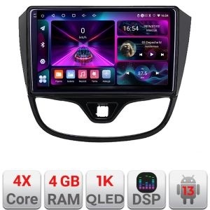 Navigatie Opel Karl 2017- A-karl 4+64 InCell Display 1K Android Waze USB Navigatie Internet Youtube Radio kit-karl+EDT-E210-RK
