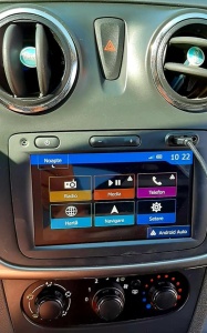 Navigatie Originala Dacia Logan Duster Sandero Lodgy Dokker Renault Captur Trafic Opel Vivaro B Model LG MediaNav 281156588R OE
