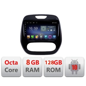 Navigatie Renault Captur F-captur Octa Core cu Android Radio Bluetooth Internet GPS WIFI DSP 8+128GB 4G KIT-CAPTUR+EDT-E609