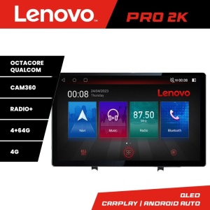 Navigatie Renault Clio 3 2005-2013 Lenovo PRO 4+64 13 inch 2K android 4G DSP gps internet Co kit-clio3+PRO-2K-13-4+64
