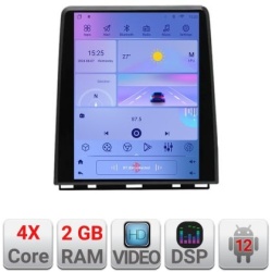 Navigatie Renault Clio 5,Qled 9.7",Quad core 2Gb RAM,32Gb Hdd,4G,DSP,Carplay,Bluetooth KIT-tesla-clio+EDT-E220