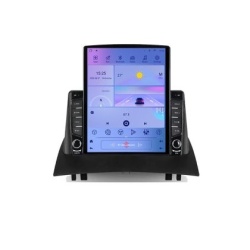 Navigatie Renault Megane 2 G-098 ecran tip TESLA 9.7" cu Android Radio Bluetooth Internet GPS WIFI 4+32GB DSP 4G Octa KIT-098+EDT-E709
