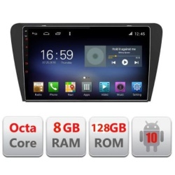 Navigatie SKODA SKODA OCTAVIA 2014-2020 Manual F-279 Octa Core cu Android Radio Bluetooth Internet GPS WIFI DSP 8+128G KIT-279+EDT-E610