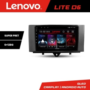 Navigatie Smart For Two 2010-2015 Lenovo Kit-Smart10 8 core 6+128 GB Android Waze USB Navigatie Internet Youtube Radio KIT-SMART10+LITE-9-6+128