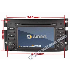 Navigatie Smart For Two For Four 2005-2010 A-SMART05 4+64 InCell Display 1K Android Waze USB Navigatie Internet Youtube Radio KIT-smart05+EDT-E209-RK - Img 10