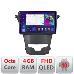 Navigatie Ssangyong Korando 2014-2019 B-1159 Android Ecran QLED octa core 4+64 carplay android auto