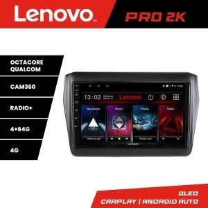 Navigatie Suzuki Swift 2017- Lenovo Kit-2179 8 core QLED 2K 4+64 360 Android Waze USB Navigatie Internet Youtube Radio KIT-2179+PRO-2K-9-4+64
