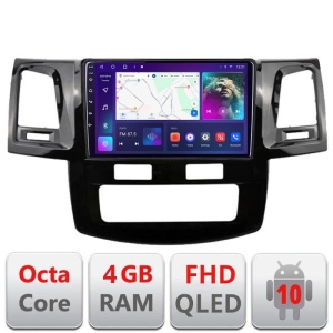 Navigatie Toyota Hilux 2008-2014 B-143 Android Ecran QLED octa core 4+64 carplay android auto KIT-143+EDT-E309V3 KIT-143+EDT-E309V3