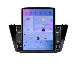 Navigatie VW Tiguan dupa 2016 H-5883 ecran tip TESLA 9.7" cu Android Radio Bluetooth Internet GPS WIFI 4+32GB DSP 4G O KIT-5883+EDT-E710 - Img 2