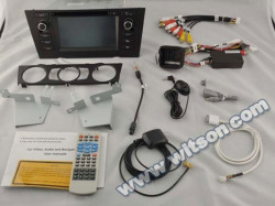 NAVIGATIE WITSON W2-D9748B DEDICATA BMW SERIA 1 E81 E82 SERIA 3 E90 E91 E92 E93 CLIMA MANUALA PLATFORMA S60 INTERNET 3G WIFI DVD GPS TV CARKIT CEL MAI VANDUT MODEL!